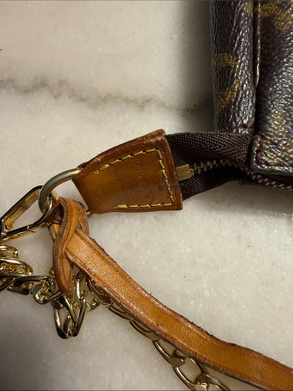 Louis Vuitton | Bags | Louis Vuitton Monogram Mini Pochette In Brown ...